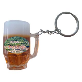 Schlüsselanhänger Bierkrug Massbier Bier Heidelberg