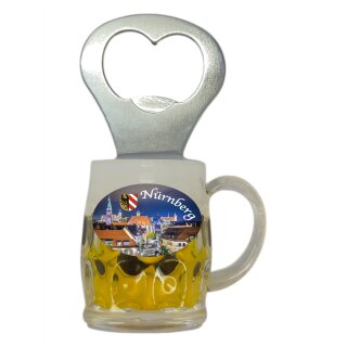 Flaschenöffner Bierkrug Massbier Bier Nürnberg