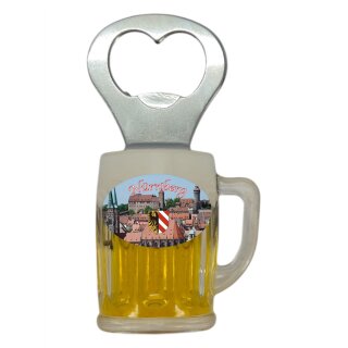Flaschenöffner Bierkrug Massbier Bier Nürnberg