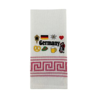 Geschirrtuch Tuch Handtuch ca. 60 x 40cm Germany Deutsch Motive Pflaume