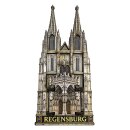 Holzmagnet Regensburg Dom Magnet, Kühlschrankmagnet Beweglich