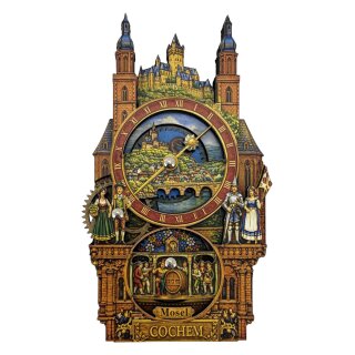 Holzmagnet Kühlschrankmagnet Cochem Germany drehbar, Made in EU