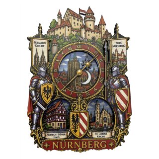 Holzmagnet Nürnberg