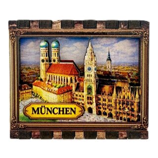 Holzmagnet, Streichhölzerbox München Made in Germany