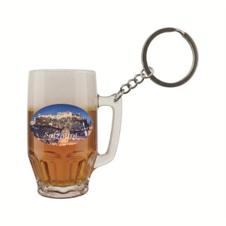 Schlüsselanhänger Bierkrug Massbier Bier Salzburg