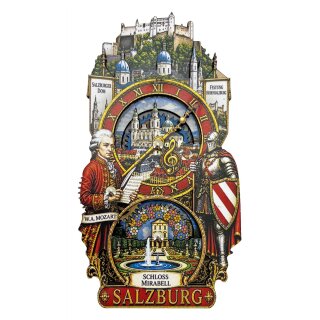 Holzmagnet Magnet Holz - Salzburg Beweglich Dreht sich