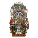 Holzmagnet Magnet Holz - Salzburg Beweglich Dreht sich