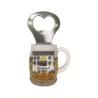 Flaschenöffner Bierkrug Massbier Bier Innsbruck