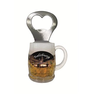 Flaschenöffner Bierkrug Massbier Bier Salzburg