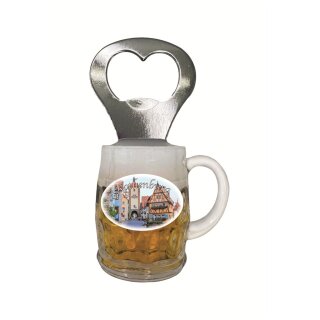 Flaschenöffner Bierkrug Massbier Bier Rothenburg
