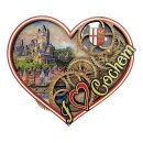 Holzmagnet Cochem Herz, Made in EU