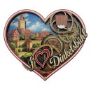 Holzmagnet Holz Herz Magnet Drehend Beweglich -...