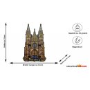 Holzmagnet Holz Kirche Magnet Tür Beweglich - Nürnberg Lorenzkirche