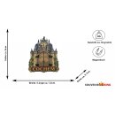 Holzmagnet Holz Reichsburg Magnet  Tür Beweglich - Cochem
