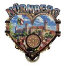 Holzmagnet Holz Herz Magnet Drehend Beweglich Tür öffnet sich - Nürnberg