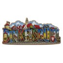 Holzmagnet Holz Magnet Schriftzug City View - Dinkelsbühl