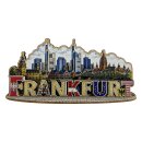Holzmagnet Holz Magnet Schriftzug City View - Frankfurt am Main