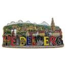 Holzmagnet Holz Herz Magnet Schriftzug City View -...