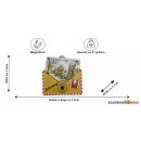 Holzmagnet Holz Magnet Briefumschlag Post - Rothenburg ob...