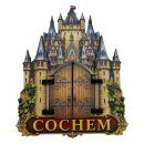 Holzmagnet Holz Reichsburg Magnet  Tür Beweglich - Cochem
