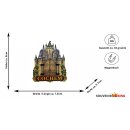 Holzmagnet Holz Reichsburg Magnet  Tür Beweglich - Cochem