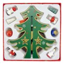 Weihnachtbaum Deko Weihnachten Weihnachtsdeko Christmas Tannenbaum ca. 15cm Grün