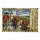 Holzmagnet Magnet Holz Briefmakenoptik - Rothenburg