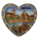 Nürnberg Magnet Polyresin Herz