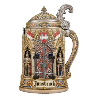 Holzmagnet Bierkrug Innsbruck