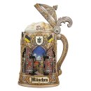 München Bierkrug Holzmagnet Souvenir Deutschland...