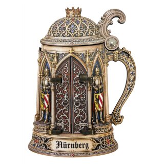 Holzmagnet Bierkrug Nürnberg