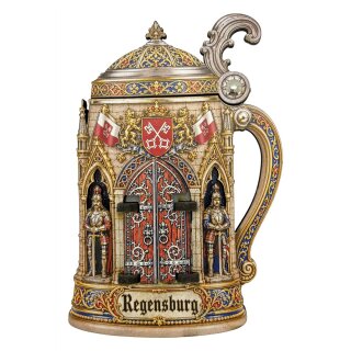 Holzmagnet Bierkrug Regensburg
