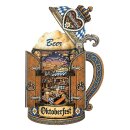 Holzmagnet Bierkrug Oktoberfest