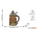 Holzmagnet Bierkrug Oktoberfest