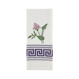 Handtuch Blume Lila