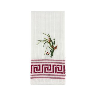 Handtuch Blume Lila